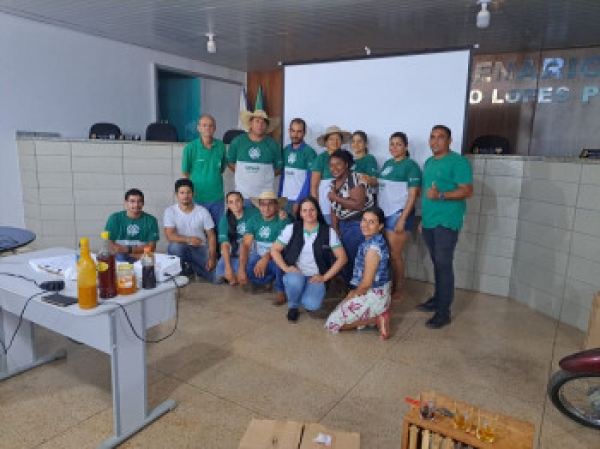 Curso do SENAR de Apicultura na Câmara Municipal de Vereadores de Bom Jesus do Araguaia